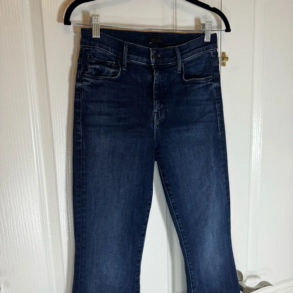 Mother The Weekender Fray Flare Jeans
